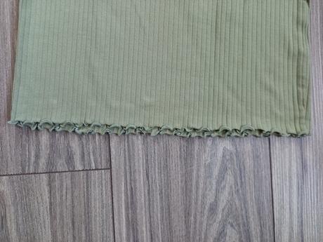 Vrúbkované tričko, h&m,xs