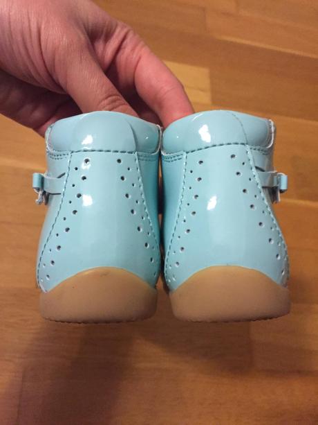 Prechodne mentolove kozene topanocky, vertbaudet,23