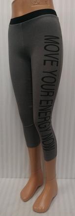 Elastické zeleno sivé 3/4 legíny, tezenis, xs, tezenis,xs