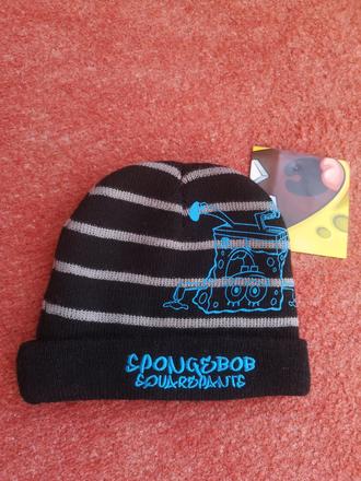 Nickeodeon spongebob čiapka veľkosť 1-4 rokov, nickelodeon,86 / 92 / 98 / 104