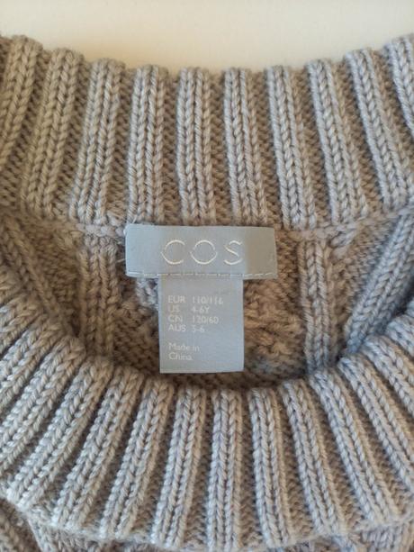 Vynikajúci cos vlnený pulóver, 110, cos,110