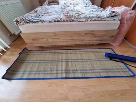 Plážová slamenná podložka - karimatka 191x61 cm, 