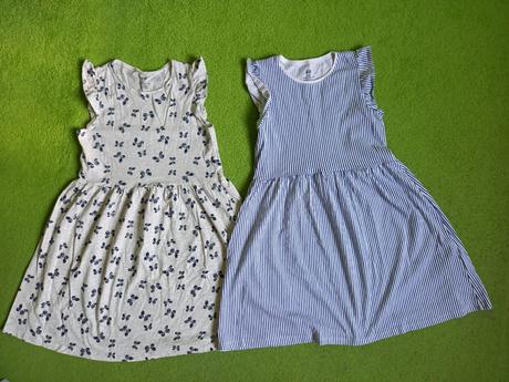 Letné šaty 2ks, h&m,134