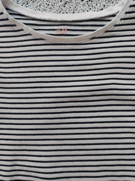 Pásikové tričko 104/110, h&m,104