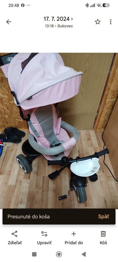 Detská trojkolka kinder kraft 6v1, kinderkraft