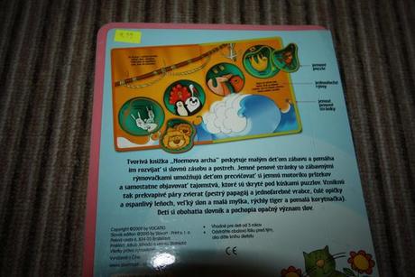 Noemova archa - kniha aktivít, penová kniha s vkla, 