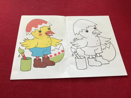 Omalovanka, rozmer 15 x 21 cm,