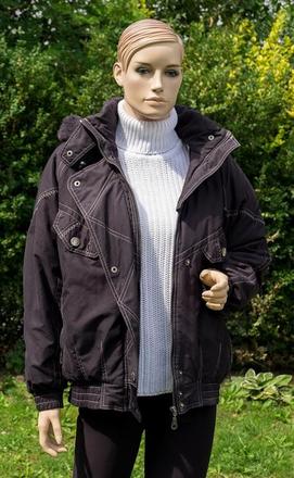 Zimná bunda s kapucňou 42, 42