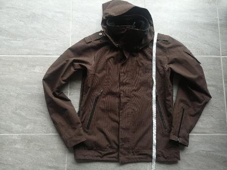 Nórska hnedá lyžiarska bunda bergans vs, s