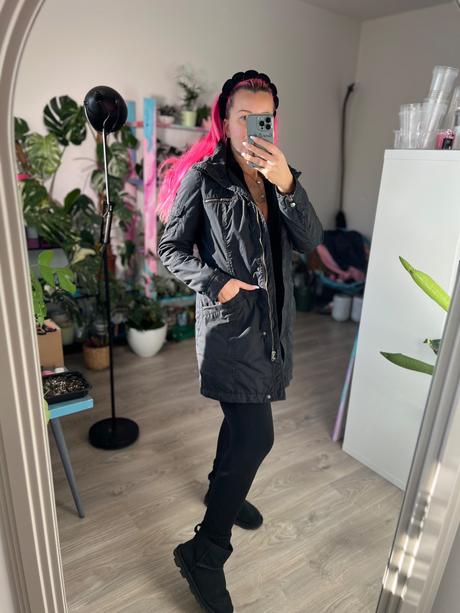 Damska parka h&m, h&m,s