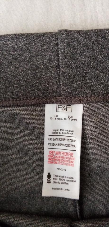 Nohavice veľ. 158 ( 12-13r.), f&f,158