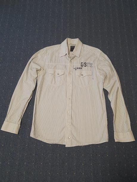 Biela pasikava košeľa pánska, s