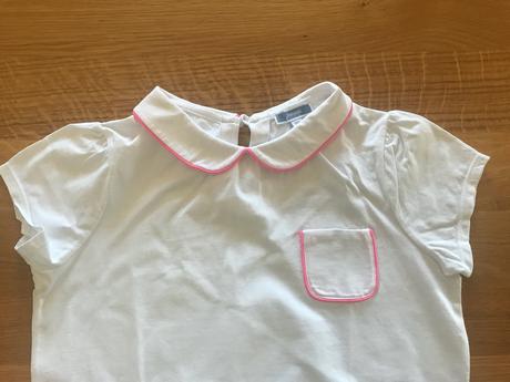Jacadi tričko biele s vreckom, jacadi,140