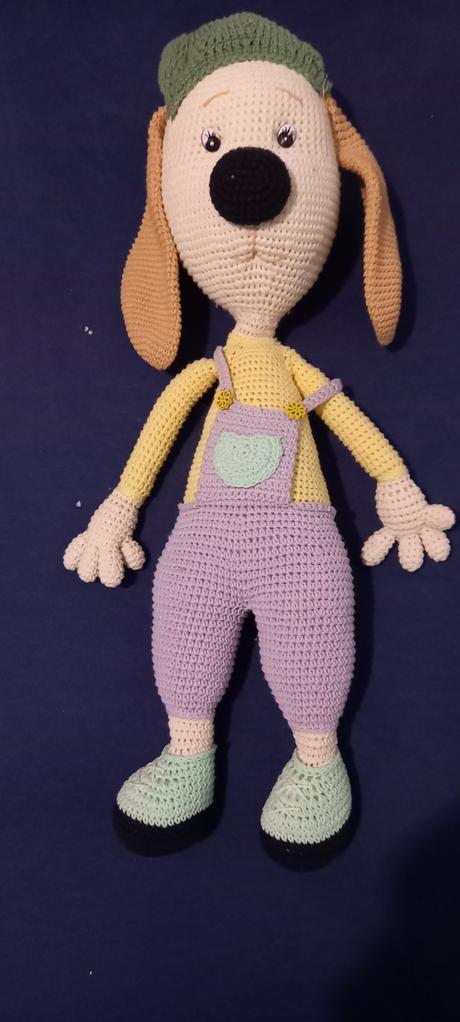 Hackovany psik výška 65 cm, 