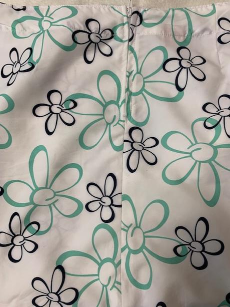 Tenká šušťáková kvetovaná sukňa zn. sam, s.a.m.,l