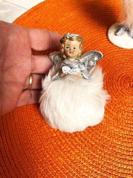 Vianočná anjelská rodina / 3 ks,