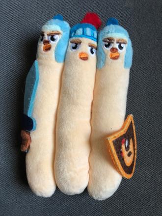 Plyšové párky rytieri,