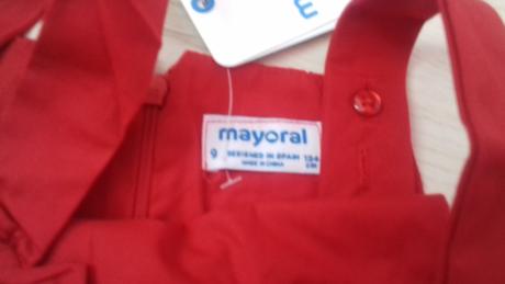 Kraťasový čipkový overal, mayoral,134