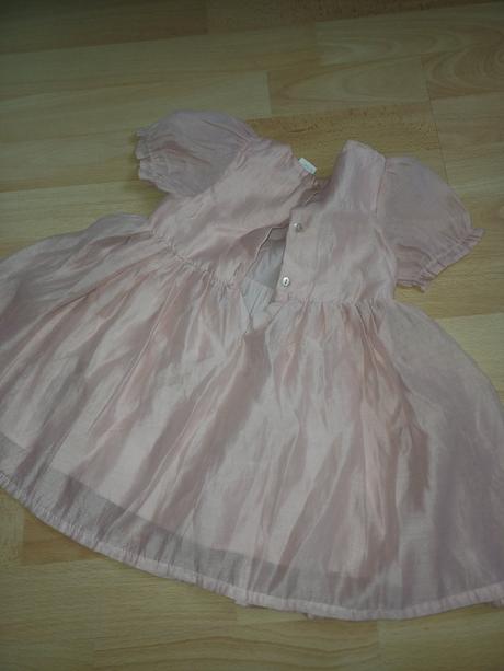 Marhuľové slávnostné šaty v.80 9-12 mes, h&m,80