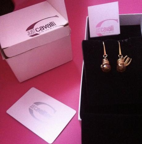 Just cavalli náušnice, roberto cavalli
