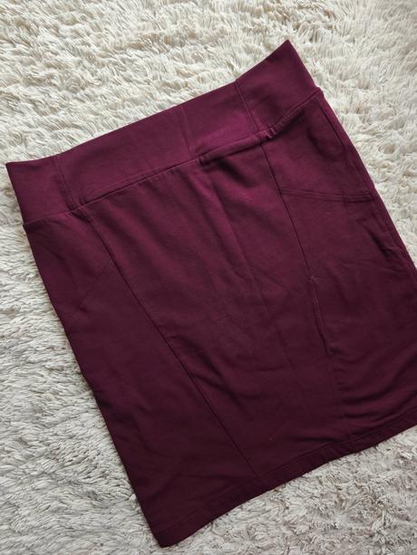 Bavlnená vínová sukňa, terranova,s