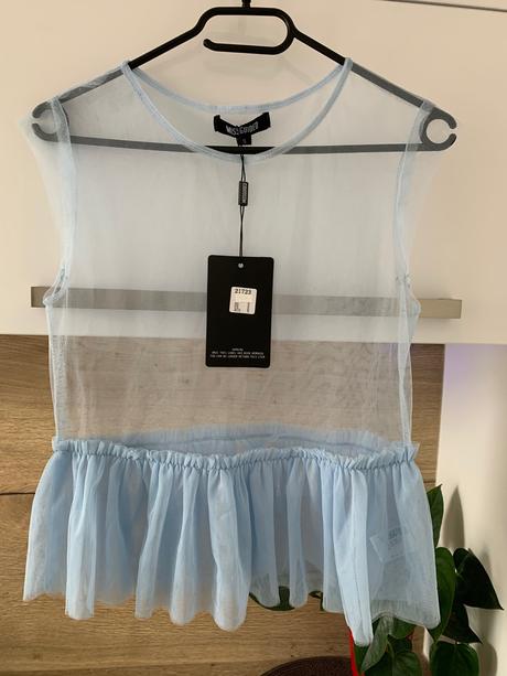 Baby blue blúzka, xs