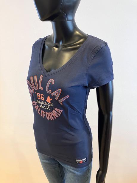 Dámske modré tričko s nápisom soul cal (m), m