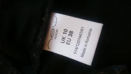 Čierne šortky, new look,38