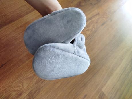 Šedé papučky kik, kik,21