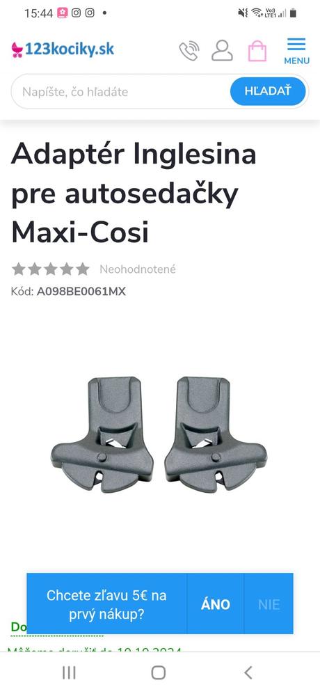Adaptery na autosedacku, maxi cosi
