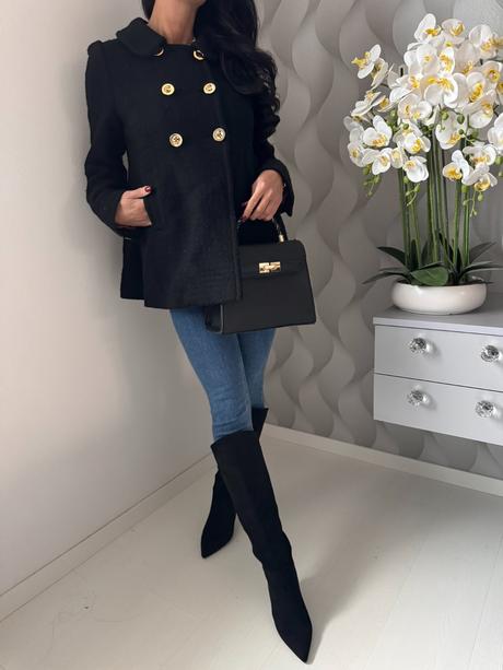 Juicy couture - vlnený kabát, m