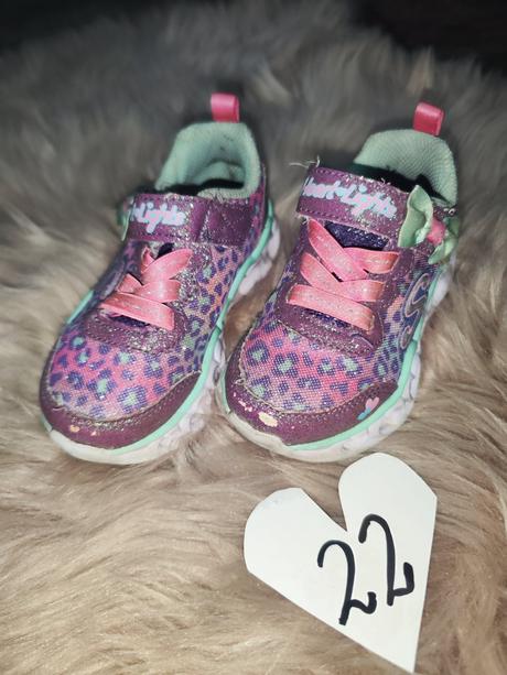 Blikajúce tenisky skechers veľ 22, skechers,22