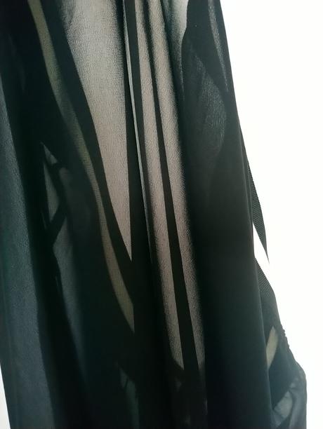 Dámska čierna priesvitná mikina, zara, l/xl, zara,l