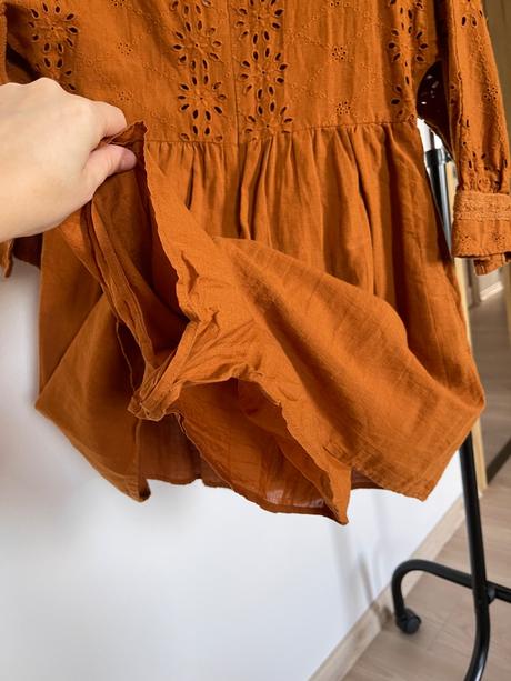 Horčicový šato-overal zara, zara,s