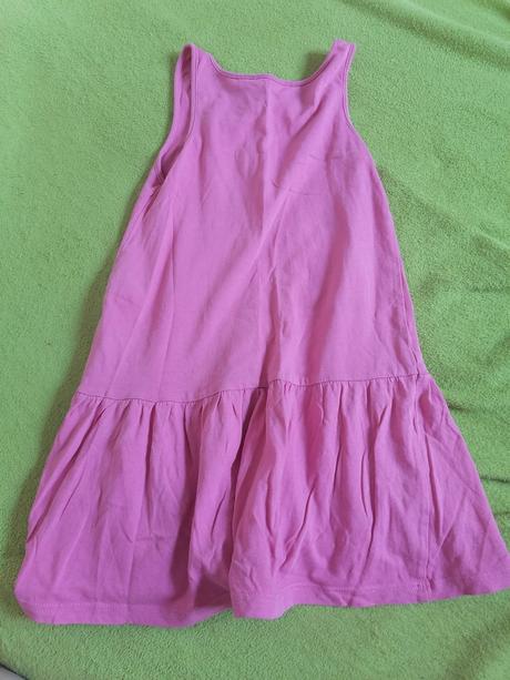Ružové šaty, h&m,110