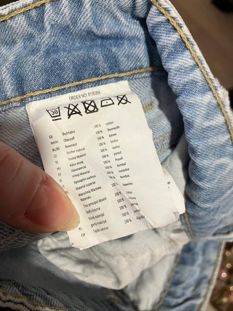 Dámske bledomodré zvonové coquette rifle, 36 / s