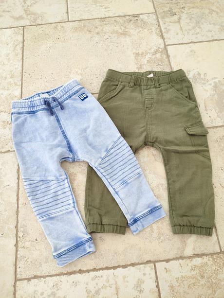 Teplákové nohavice, h&m,86
