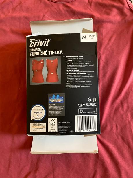 Športové tričko  tielko crivit v. m - 40/42, crivit,m