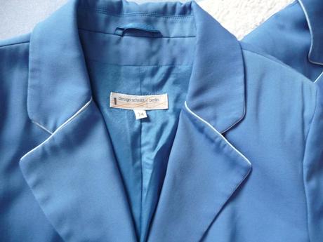 Sako s bielym lemom,podšité, s