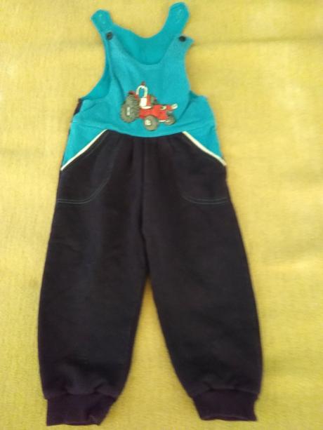 Pohodlné hrubé nohavice na traky, 98