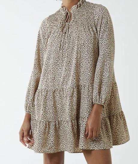 Volanove saty s gepardim vzorom, 36