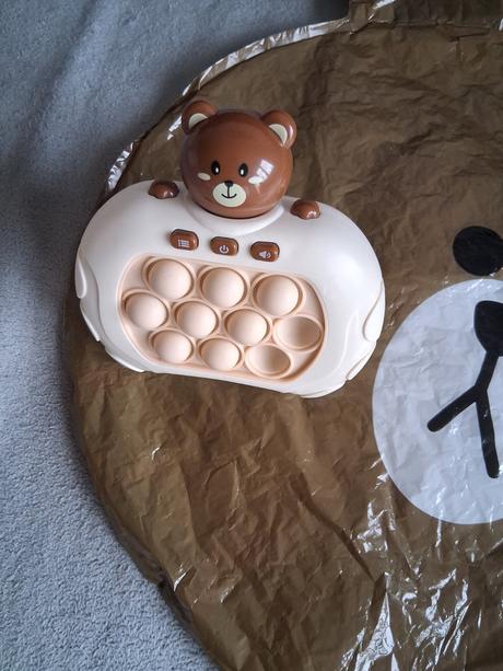 Hračka hudobná macko medveď balón, 