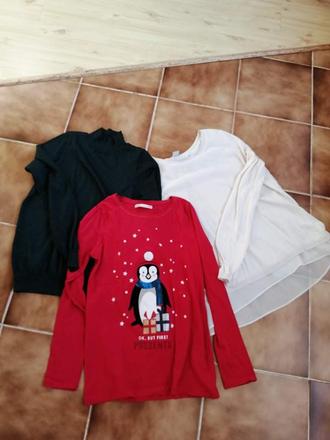 Mix blúzok a tričiek,rolák,topík, s