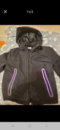 Zimná bunda, h&m,134