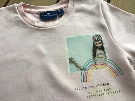 Mikinka s duhou tom tailor 116/122, tom tailor,116