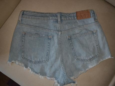 H&m riflové kraťasy, h&m,38