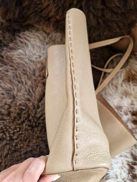 Maxi kožená taška massimo dutti,