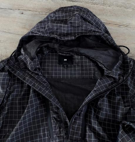 Károvaná prechodná vetrovka, h&m,m