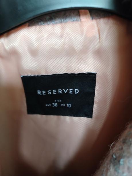 Ružovosivy zimny kabat, reserved,38