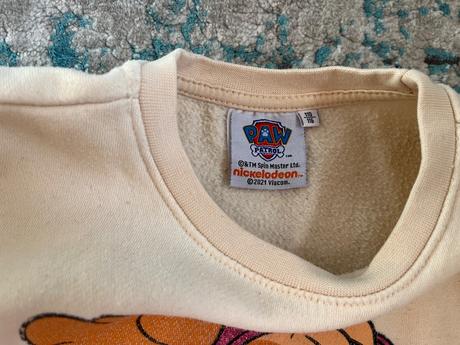 Podteplená mikina vel.110/116, nickelodeon,110